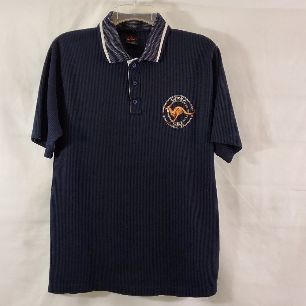 Spirit Pique AUSTRALIA DARWIN Men's Shirt Sleeve Golf Polo - Size Small